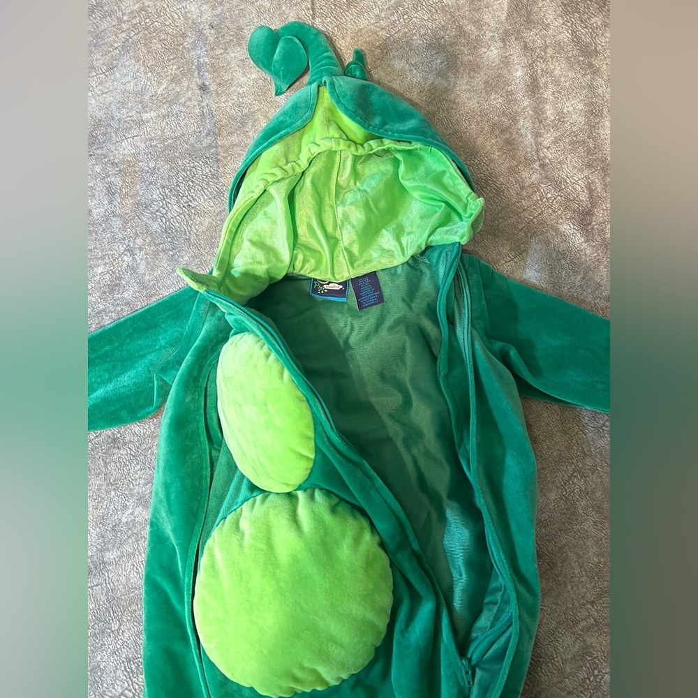 Dream Play Imagine Children’s 12 Months Soft Mid Weight Polyester Pea Costume - Picture 3 of 7